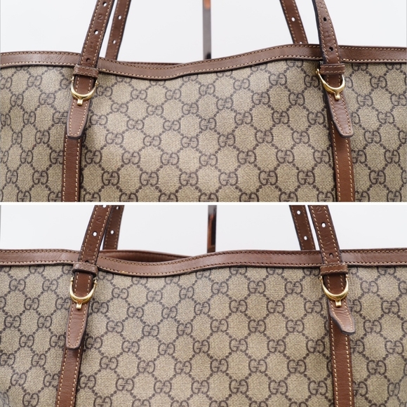 AW48❤️ GUCCI GG Supreme Monogram Nice Tote - Picture 4 of 11